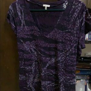 Short sleeve burn out shirt